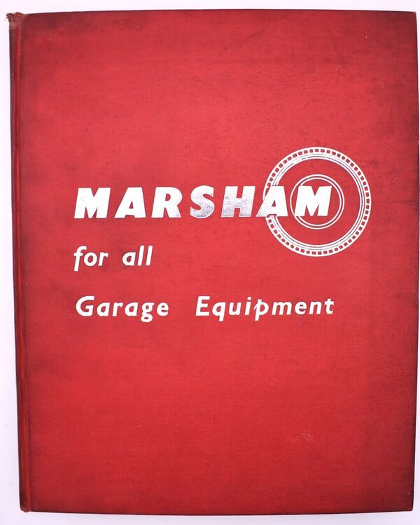 Marsham Tyre Company / Garage Equipment Association Catalogue 1958