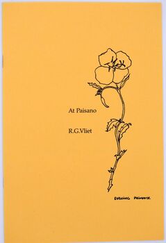 At Paisano (With A Bibliography Of The Writings Of R G Vliet)