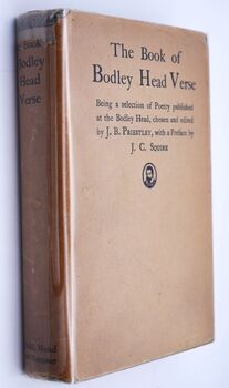 THE BOOK OF BODLEY HEAD VERSE Being A Selection Of Poetry Published At The Bodley Head