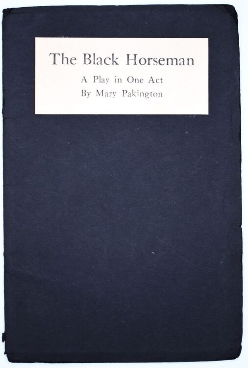 THE BLACK HORSEMAN A Play In One Act