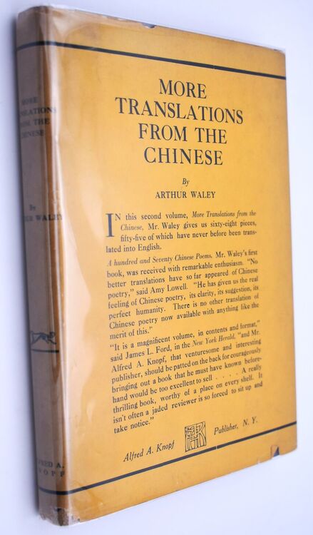 More Translations From The Chinese