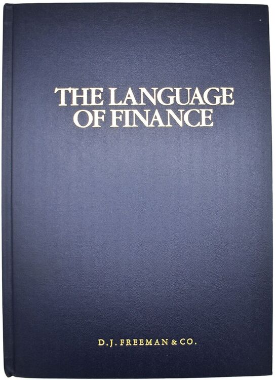 The Language Of Finance