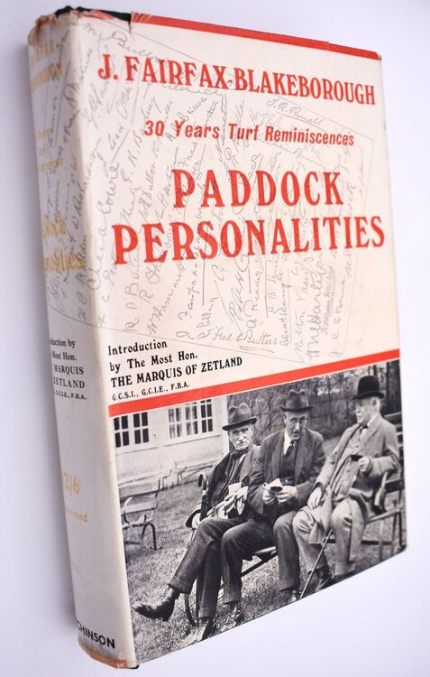 PADDOCK PERSONALITIES Being Thirty Years' Turf Memories