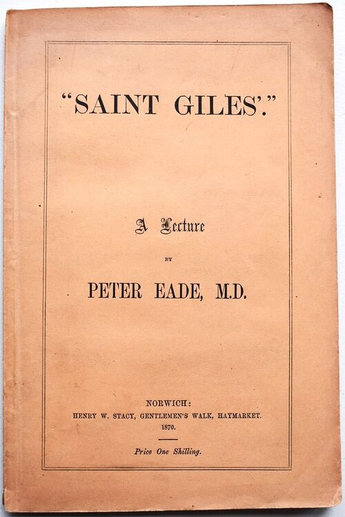 SAINT GILES' A Lecture