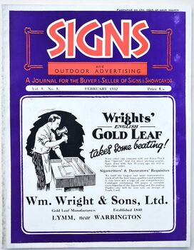 SIGNS And Outdoor Advertising [Vol.5 No.5 February 1932]