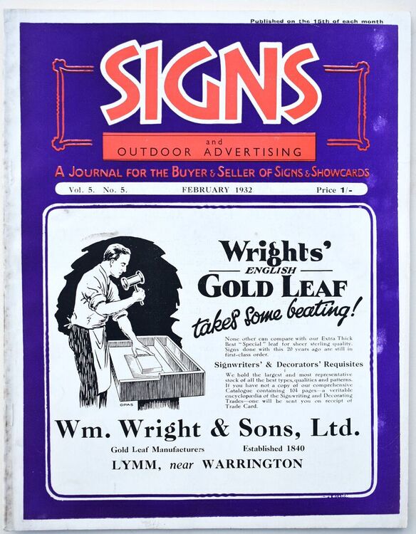 SIGNS And Outdoor Advertising [Vol.5 No.5 February 1932]
