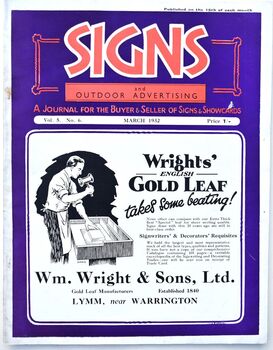 SIGNS And Outdoor Advertising [Vol.5 No.6 March1932]