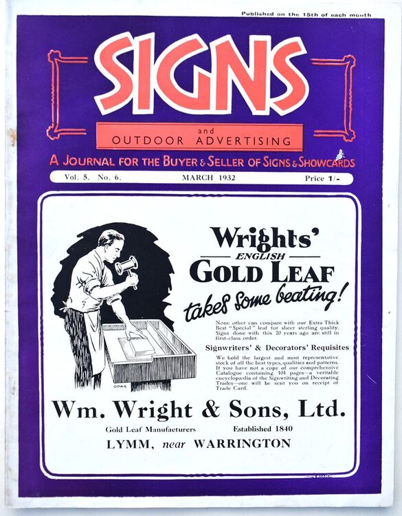 SIGNS And Outdoor Advertising [Vol.5 No.6 March1932]