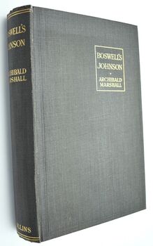 BOSWELL'S JOHNSON The Lfe Of Samuel Johnson