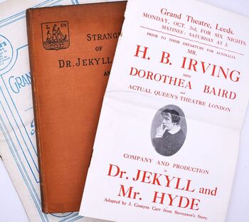 Strange Case Of Dr Jekyll And Mr Hyde [+ H B Irving Theatre Programmes]