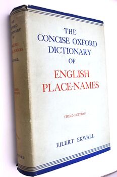 The Concise Oxford Dictionary Of English Place Names [+ MSS Letter]