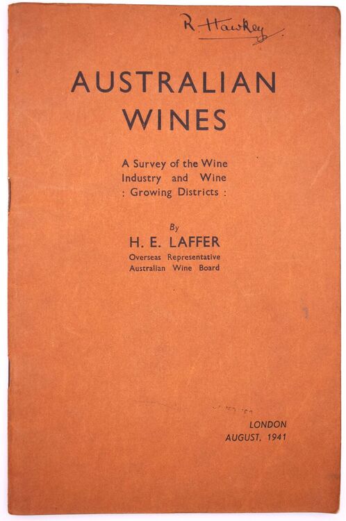 AUSTRALIAN WNES A Survey Of The Wine Industry And Growing Districts