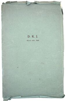 D. K. J. March 24th, 1945