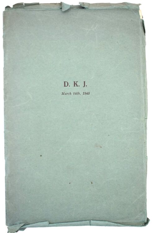 D. K. J. March 24th, 1945
