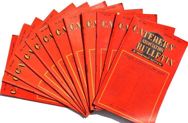 CATERERS' ASSOCIATION BULLETIN A Monthly Review [January to December 1947]