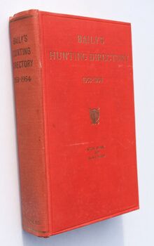 BAILY'S HUNTING DIRECTORY 1953-1954 With Diary And Hunt Maps