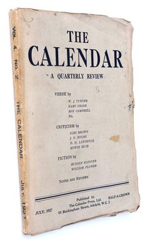 THE CALENDAR A Quarterly Review July 1927