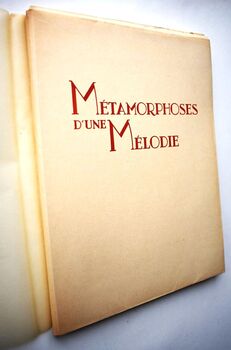 MÉTAMORPHOSES D'UNE MÉLODIE Vingt Gravures Sur Bois Inspirées Par Le Conte Hassidique De I L Peretz