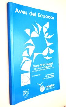 AVES DEL ECUADOR / BIRDS OF ECUADOR Locational Checklist With English And Spanish Common Names