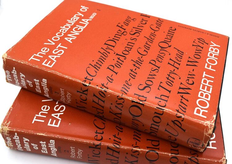 The Vocabulary Of East Anglia [Volumes One And Two]